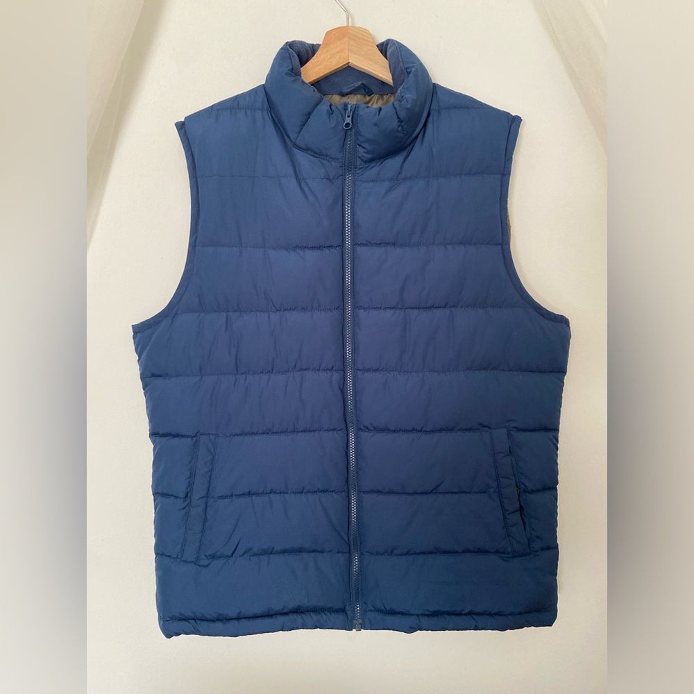 GAP Large Blue Puffer Vest